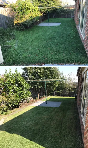 Brian Archibald - Lawn Before & After Cranbourne East
