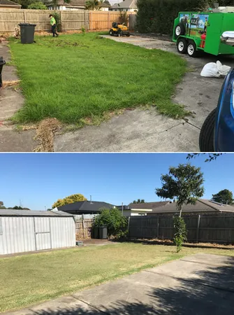 Brian Archibald - Lawn Before & After Devon Meadows