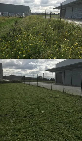 Brian Archibald - Lawn Before & After Ride On Mowing