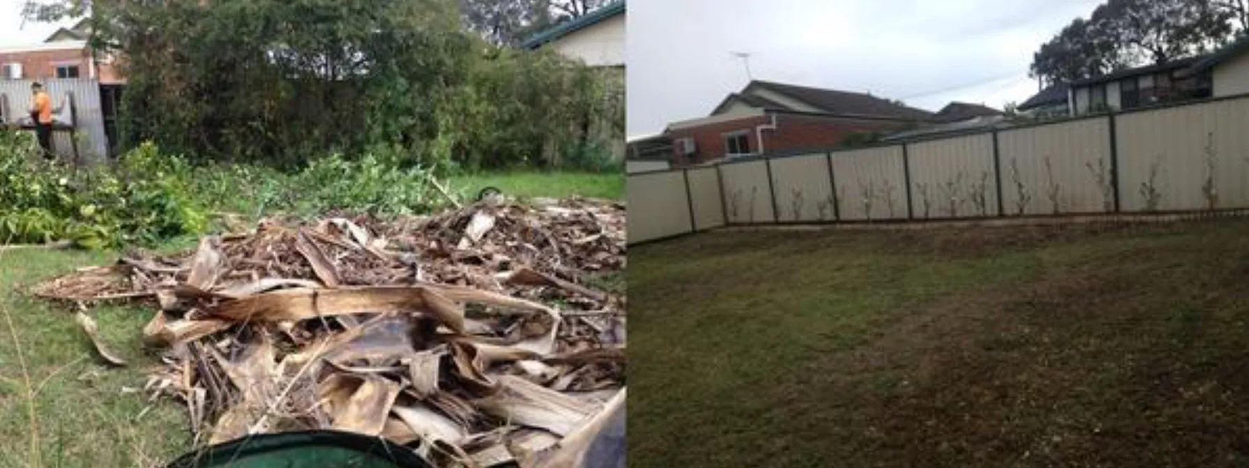 Lawn mowing Lindcombe - Before and After