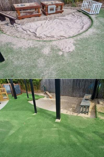 David Jauncey - Childcare centre - before & after