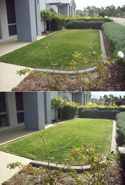 Gary Burton - Lawn Mowing - before & after 2