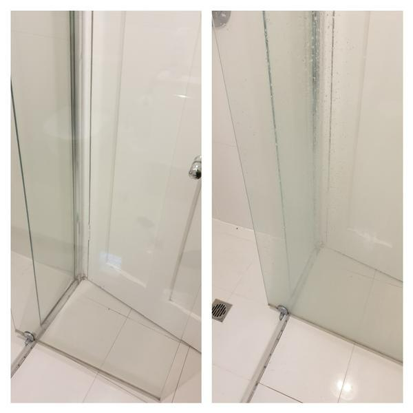 Marilyn Sams - Shower clean - before & after 2