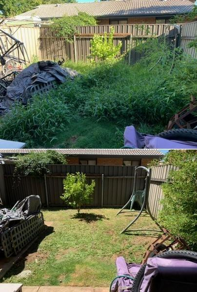 Marty Holloway - Garden tidy - before & after 3