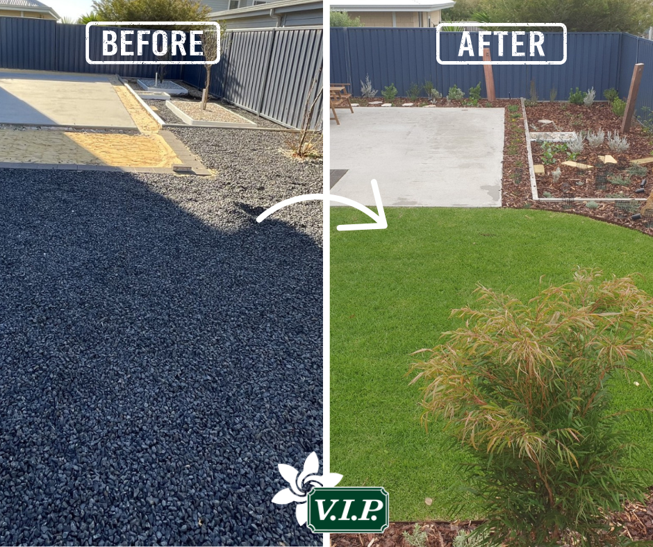 V.I.P. Lawns & Gardens Margaret River - Landscaping Before & After 1