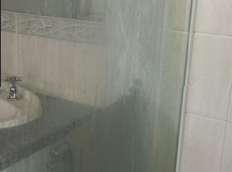 Vicki & Mike - Shower - before clean