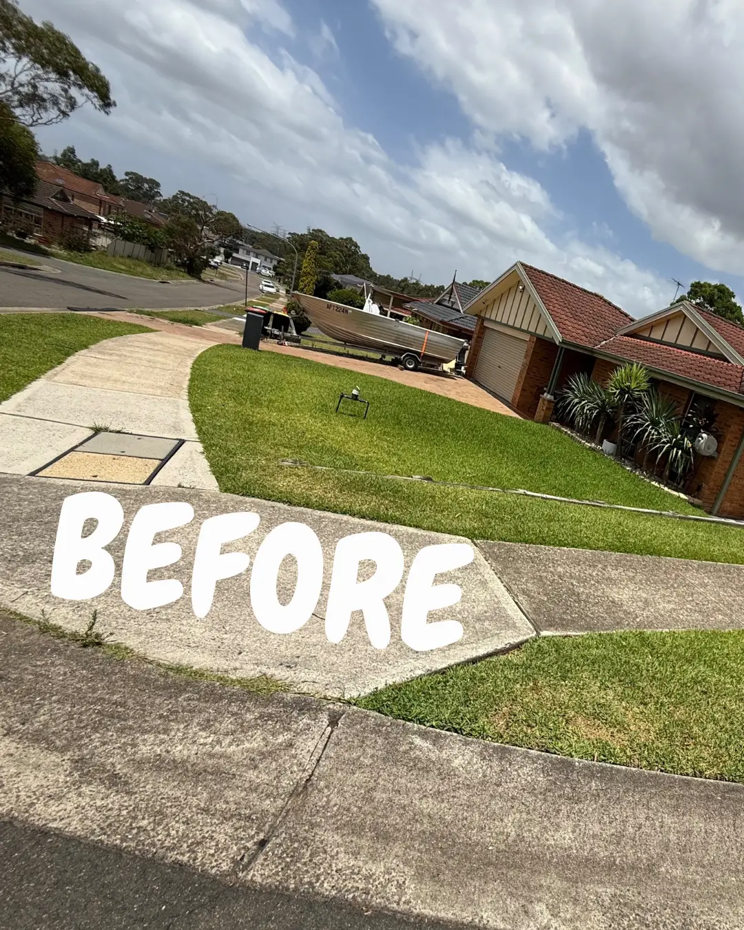 Anthony Jury - Lawn maintenance 4 - Before