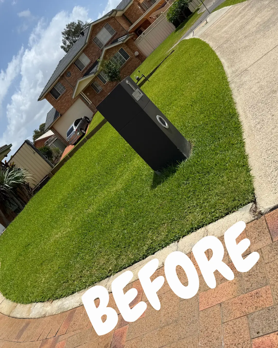 Anthony Jury - Lawn maintenance - Before