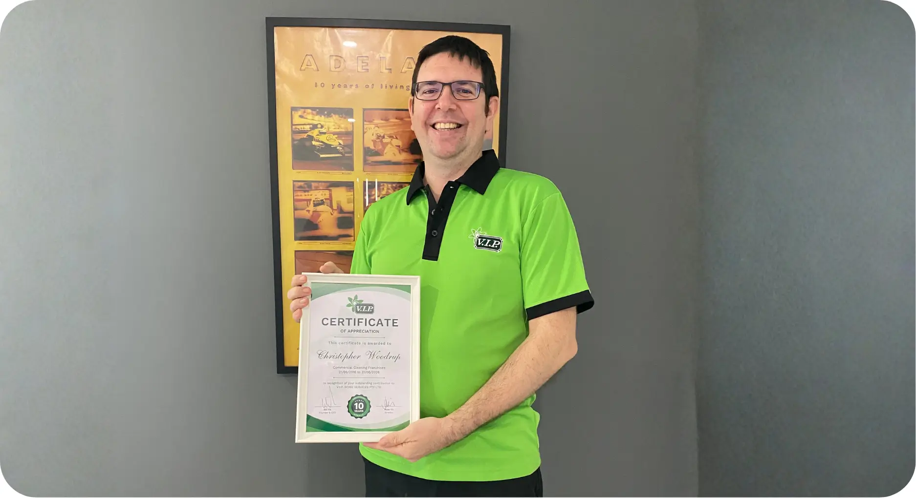 Chris Woodrup - V.I.P. Commercial Cleaning Franchisee in New South Wales